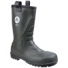 Amblers FS97 Green Safety Rigger Boots Wellingtons Amblers FS97 Green Safety Rigger Boots Wellingtons